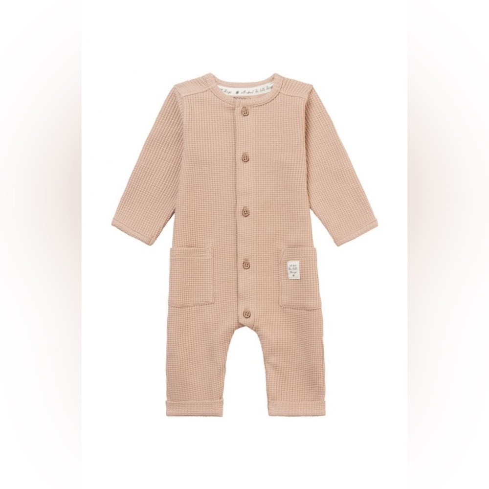 SOLD Waffle Knit Noppies Baby Playsuit Coveralls Size 2-4 Months